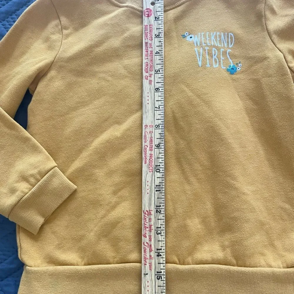 Weekend Vibes Kids Pajama Set - Mustard and Multicolor